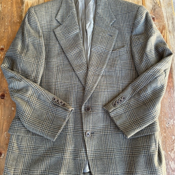Mens Alpaca Blazer Sportscoat Nordstrom Mackey Spatz 40 Made in Italy - Picture 13 of 16